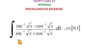 Integral Sin 1 Root X Cos 1 Root X Sin 1root X Cos 1 Root X For Cbse Isc Competitive Exam Youtube