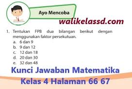 Dia ingin mem bagikan kepada 5 orang sahabatnya dengan bagian yang sama. 26 Kunci Jawaban Matematika Kelas 4 Halaman 29 Ayo Mencoba Ideas