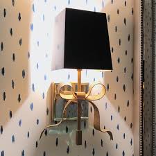 Dorothy Burke Interiors On Instagram Loving These Circalighting Kate Spade Brass Bow Sconces Installed In A Clients Bathroom Sconces My Dream Home Bow Light