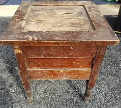 What kind of chairs are in antique furniture? Antique Chamber Pot Wooden Chair Vintage Commode Porcelain Potty Toilet Cabinet Ebay