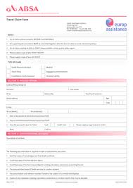 Remembering to sign off after an online session. Fillable Online Travel Claim Form Absa Bank Fax Email Print Pdffiller