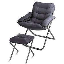 axdwfd comfortable lazy couch lazy single sofa portable folding lounge chair furniture dormitory computer cha folding lounge chair stylish chairs folding chair