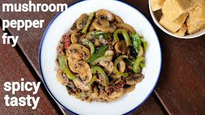 Mushroom Pepper Fry Recipe Pepper Mushroom How To Make Crispy Pepper Fry Mushroom Youtube
