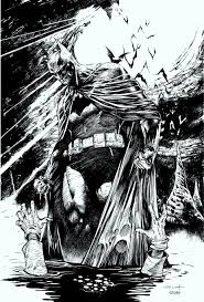 Black And White Comic Art Batman By Ardian Syaf Dc Comics Batman Joker Batman Comic Art