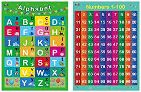 Amazon Com Number Chart 1 100 For Kids
