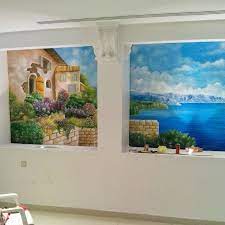 رسم ثلاثي الأبعاد على الجدران والأسقف والقبب وغرف الأطفال محمد حجازي 1 painting home decor decor