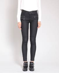 Allure résolument rock avec ce pantalon enduit ! Skinny Enduit Noir 140666899a08 Pimkie