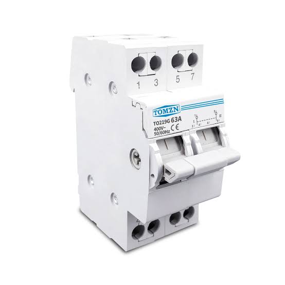 Tomzn 2-Line 2P 63A Breaker Type Changeover Switch