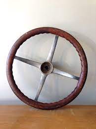 Sold To Marco Antique Model T Wooden Steering Wheel Man Cave Decor Man Cave Decor Wooden Model T