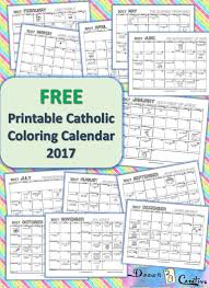 Easy to print, download, and share with others. Free Printable Catholic Coloring Calendar 2017 Drawn2bcreative Catholic Liturgical Calendar Coloring Calendar Catholic Coloring