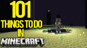 Make a minecart track leading somewhere 101 Extraordinary Things To Do In Minecraft Youtube