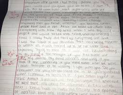 This is a good way to apologize that makes sure that your thoughts are arranged in a matter that makes sense and expresses how you feel without the conversation becoming heated. Man Breaks Up With His Girlfriend After Cheating On Him Ex Gf Sends Apology Letter But This Guy Sent It Back Graded And Pointing Out Its Many Errors Using A Red Pen