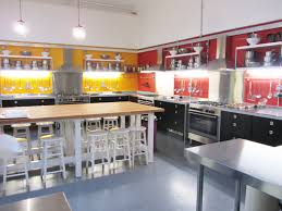 Madame Gautier La Technique Cookery School London French Method Technique Cookery School Class Kitchen Interior Interior Design Kitchen Communal Kitchen