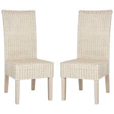 47cm(w) x 85cm(h) x 43cm(d). Shop Now For The Arjun Wicker Dining Chair In White Washed Set Of 2 Accuweather Shop