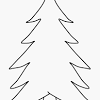 Malvorlage der wald > tannenbaum. 1