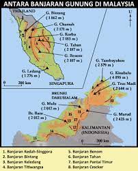 Gunung api muria dan gunung api genuk. Warna Hidupku Banjaran Gunung Di Malaysia