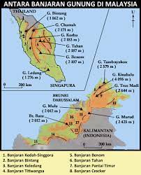 Kemuncak yang tertinggi ialah gunung kinabalu. Warna Hidupku Banjaran Gunung Di Malaysia