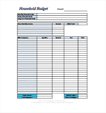 Sample Personal Budget Personal Budget Budgeting Personal Budget Template
