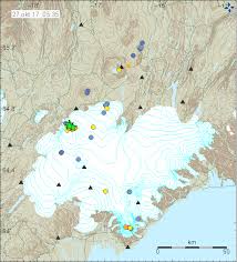 Series Of Large Earthquakes Hit Bardarbunga Last Night The First Earthquake Of Magnitude 3 9 On The Richter Scale Occured At 23 02 Iceland Volcano Earthquake