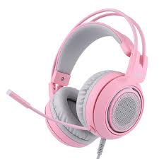 4.5 out of 5 stars: Somic G951 Pink Gaming Headset 7 1 Virtual Surround Sound Detachable Cat Ear Headphones Buy At A Low Prices On Joom E Commerce Platform