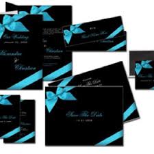 Black And Blue Wedding Colors Pin By Bailee Marcum On Wedding Ideas Black Wedding Themes Wedding Invitation Ribbon Black Wedding Invitations