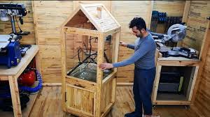 Another rounded piece of wood can serve as the roof of the cage. How To Build Glass Bird Cage How To Make A Wooden Birdcage Youtube