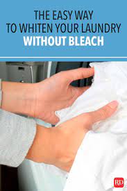 The Easy Way To Whiten Your Laundry Without Bleach In 2020 Homemade Cleaning Solutions Clean Laundry Cleaning Clothes
