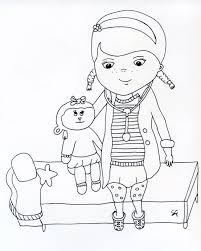 Dottoressa Peluche Disegni Da Stampare E Colorare Gratis Con Disegno