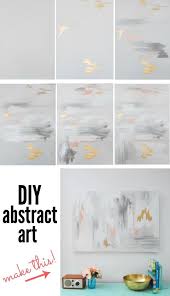 Make Your Own Diy Abstract Art With This Tutorial The Sweetest Digs Abstract Art Diy Abstract Painting Diy Diy Art Projects