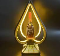 Colorful Flashing Vip Bottle Service Bottle Presenter Wine Display Rack Led  Letter Board Bottle Presenter Sign
