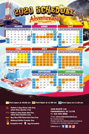 Adventureland Park Calendar 2020 Adventureland Amusement Park Long Island New York