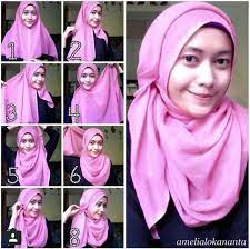 Cara memakai hijab segi empat simple untuk wajah bulat. Tutorial Hijab Segi Empat Simple Tanpa Ciput Ninja Galeri Jilbab