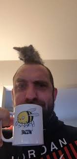 My girl likes to climb when we're