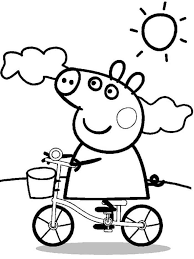Peppa pig coloring pages are a fun way for kids of all ages to develop creativity focus motor skills and color. Peppa Pig Mom Coloring Pages Peppa Pig Coloring Pages Peppa Pig Colouring Peppa Pig Drawing