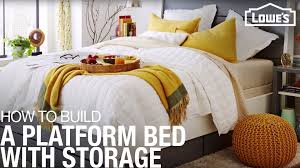 Learn to build the box…and you can build this bed. Platform Bed With Storage