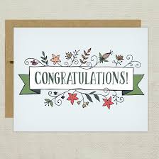 Congratulations Greeting Card Hand Drawn Paper By Tomdickandmary Baby Congratulations Card Hand Of Cards Card Drawing