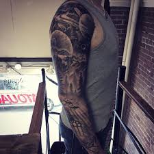 34 Likes 2 Comments Felix Galibois Felixtattooer On Instagram Almost Done Eternalink Bg Galaxy Tattoo Sleeve Men Tattoos Arm Sleeve Nature Tattoos