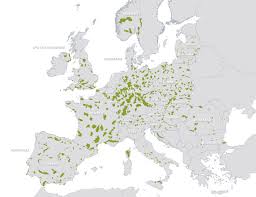 A topographical map of slovakia. Europe S Nature Parks Landscape Parks And Regional Parks