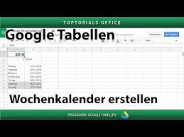 Visualize your data with =query. Dynamischen Wochenkalender Erstellen Google Tabellen Toptorials