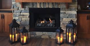 The lamps are built on the ceiling, giving pretty shines towards the top of the fireplace mantel. Stone Fireplace Mantel Decor Tailored Field Ledge Stone Veneer Buechel Stone