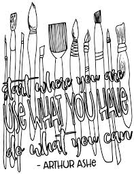 Check spelling or type a new query. Start Where You Are Use What You Have Free Coloring Page Stevie Doodles Free Printable Coloring Pages