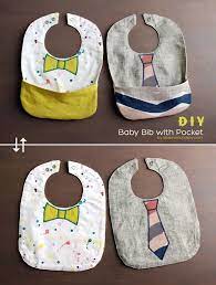 Baby Bib With Pocket Diy Baby Shower Gifts Diy Baby Gifts Diy Baby Stuff