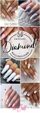 Cartoon nails art can be classy, if you do it right. 50 Classy Nail Design With Diamonds That Will Steal The Show 2020