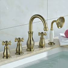 In addition to faucets, we also carry essential shower parts — including moen shower valves, tub and shower repair kits, and more. Juno Deck Mount Bronze Bathtub Faucet Set With Bath Tub Mixer Tap And Pull Out Handheld Shower