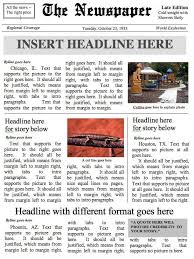 Etsy Front Page Newspaper Template Ms Word Document Ded860bc Resumesample Resumefor Newspaper Template Newspaper Front Pages Newspaper Format