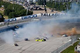 Watch as brad keselowski gets the win at talladega superspeedway as several cars wreck in the last lap in the geico 500. At Track Photos Talladega Spring Race Weekend Official Site Of Nascar
