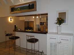 Extension of the counter tops may be used as the smaller side of the l shape bar. Simple Bar Counter Design For Small Spaces