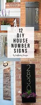 They are ornate and stylish and will accent your mailbox in a way. How To Make A Diy House Number Sign In Minutes House Numbers Diy House Number Sign House Address Sign