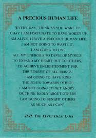 A Precious Human Life Every Day Think As You Wake Up Today I Am Fortunate To Have Woken Up I Am Alive I H Inspirational Quotes Dalai Lama Dalai Lama Quotes