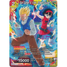The cards featuring characters from the dragon ball franchise are given specific powers and abilities that allow for unique and strategic combat experiences. Son Gohan Videl Power Couple